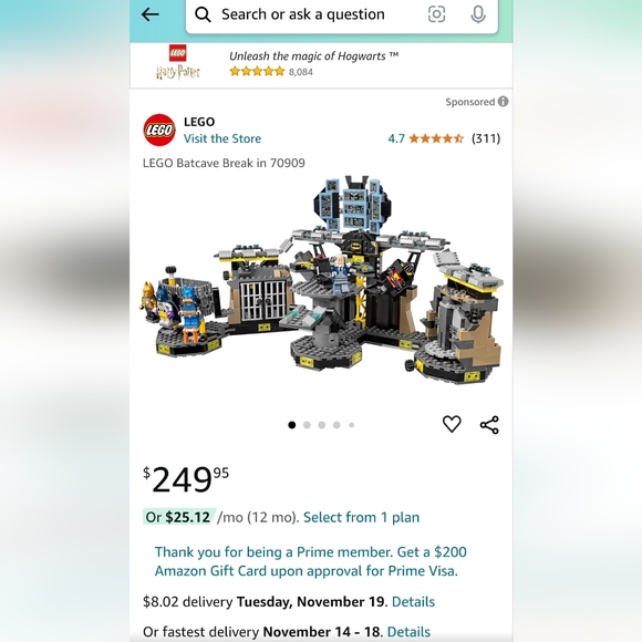 NEW- 2017 Lego Batman Break-in 70909 - Picture 8 of 9